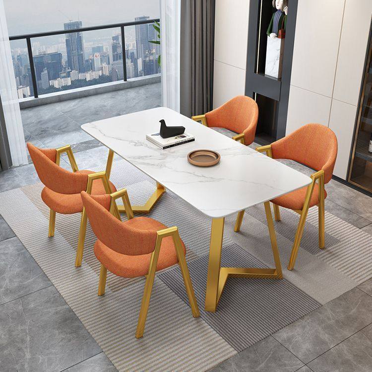 意式轻奢岩板餐桌椅组合商用现代简约家用小户型吃饭桌长方形桌子,淘宝优惠券,粉丝福利购,淘宝优惠卷