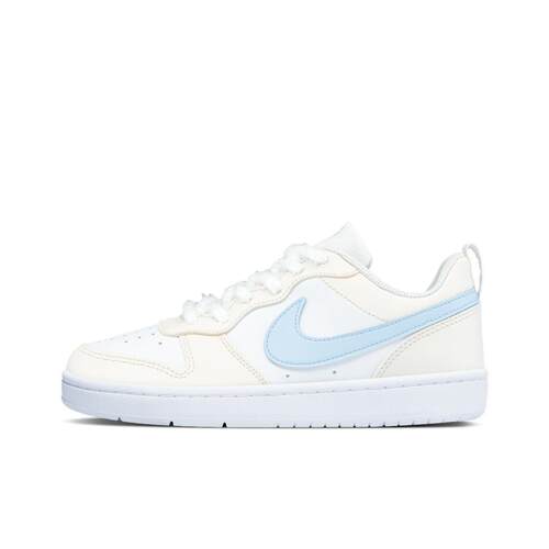 迷途定制球鞋 Nike Court Borough 学院风霉霉黑粉定制板鞋 - 图2
