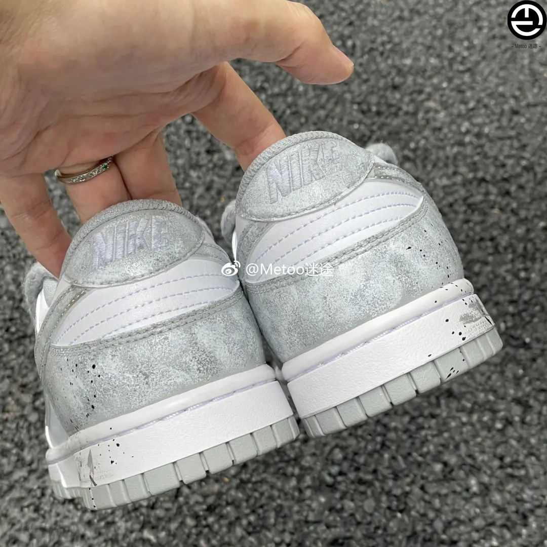 正品定制球鞋 Nike Dunk Low 永夜星河新中式手绘解构双鞋带板鞋 - 图2