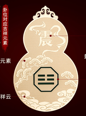 八卦葫芦房屋缺角补角