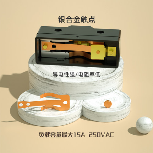凯昆KACON Z15G-01B 010B 10B 03B 05B 07B 09B 按钮式微动开关 - 图0