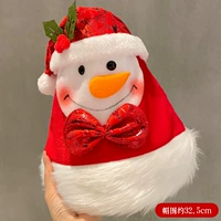 Мао Мао воротник снеговик рождественская шляпа