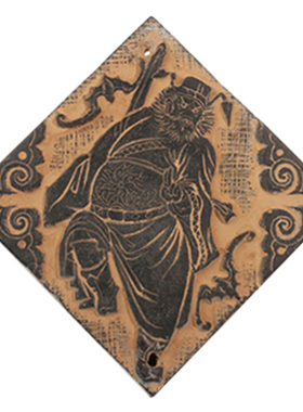 天师钟馗摆件挂画手办护身符