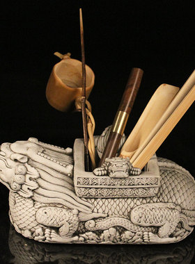 笔筒烟灰缸摆件家居客厅乔迁礼物