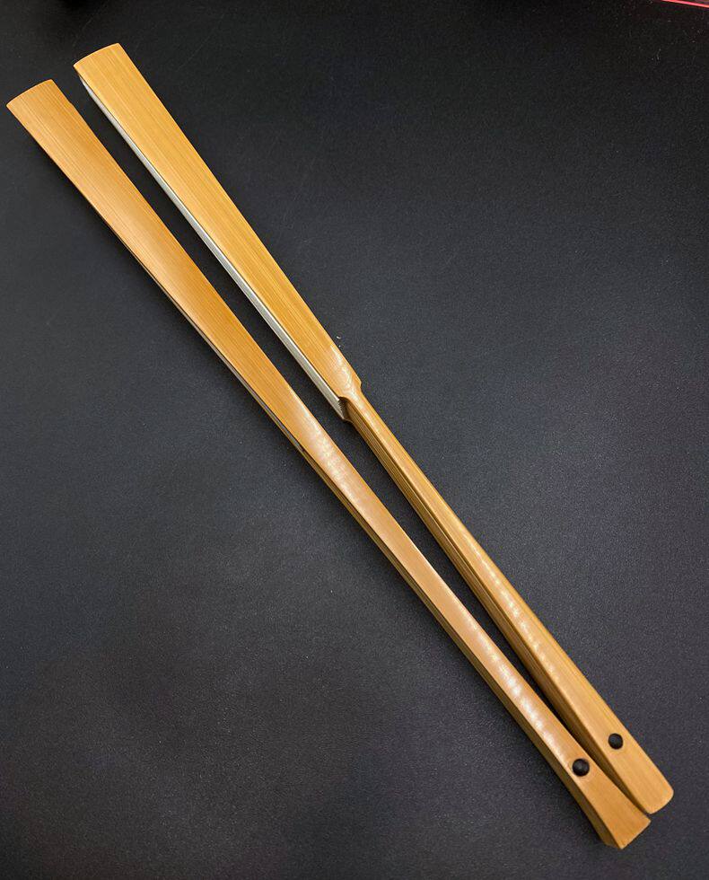 四宝斋文玩折扇95寸16方欧阳启玉竹扇子空白苏州扇面古风扇子