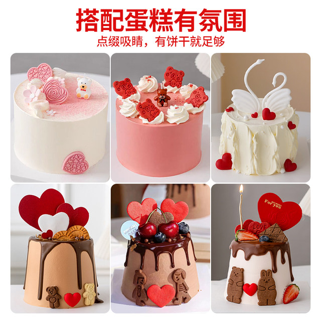 Love cookie cake decoration ornaments