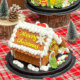 Christmas Gingerbread House Cookie Cake Decoration Finished Set
