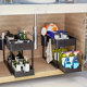 Kitchen seasoning storage rack narrow style seasoning rack countertop small oil, salt, sauce, vinegar seasoning storage rack stove
