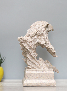 美式风动物雕塑电视柜会所工艺品