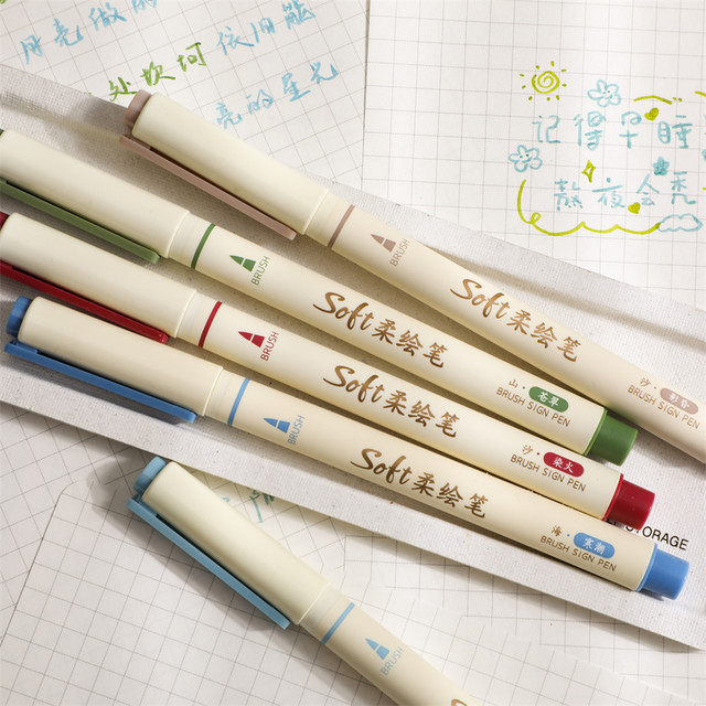 Point stone soft painting color beauty pen soft pen