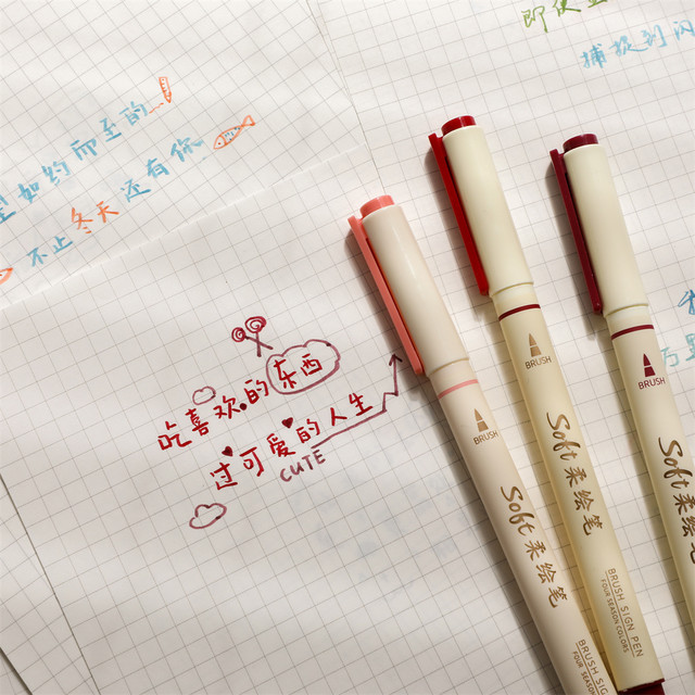 Point stone soft painting color beauty pen soft pen