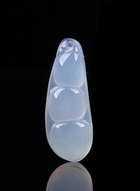 珠宝天然玉髓吊坠玛瑙玉石直播礼品玉坠平安扣