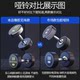 Gym pure steel one-piece men's rubberized dumbbells