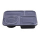 Lock four-compartment disposable lunch box fast food box white take-out compartment packing box black five-compartment lunch box lunch box