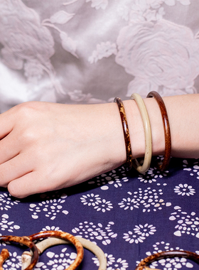 稀缺精品花色鸡血藤阴藤手镯