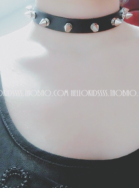 朋克风摇滚punk手镯铆钉两用手环