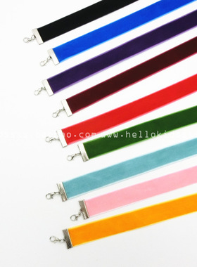 choker绒带多色入经典简约项圈