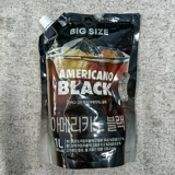Вы Shi American Black Coffee Beverage 1L Южно -Корея Увлажняющий магазин импорт с той же сумкой, чтобы выпить офисную семейную одежду