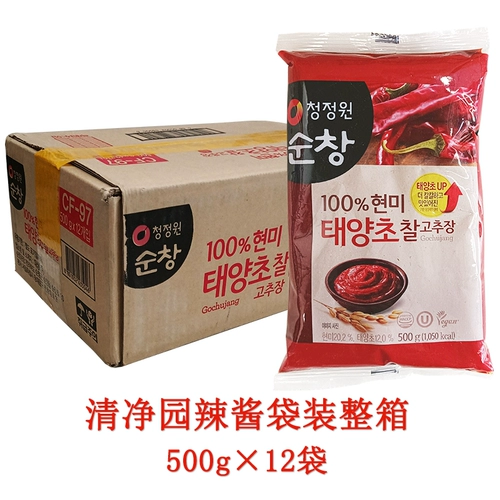 Clear Park Hotel 500G*12 пакетов положите корейский импортный корейский соус из чили сладкий острый соус каменный горшок бибимбап