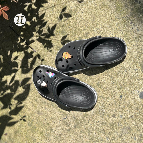 Crocs洞洞鞋男卡骆驰夏季包头女凉鞋休闲沙滩鞋时尚凉拖鞋 205089 - 图2