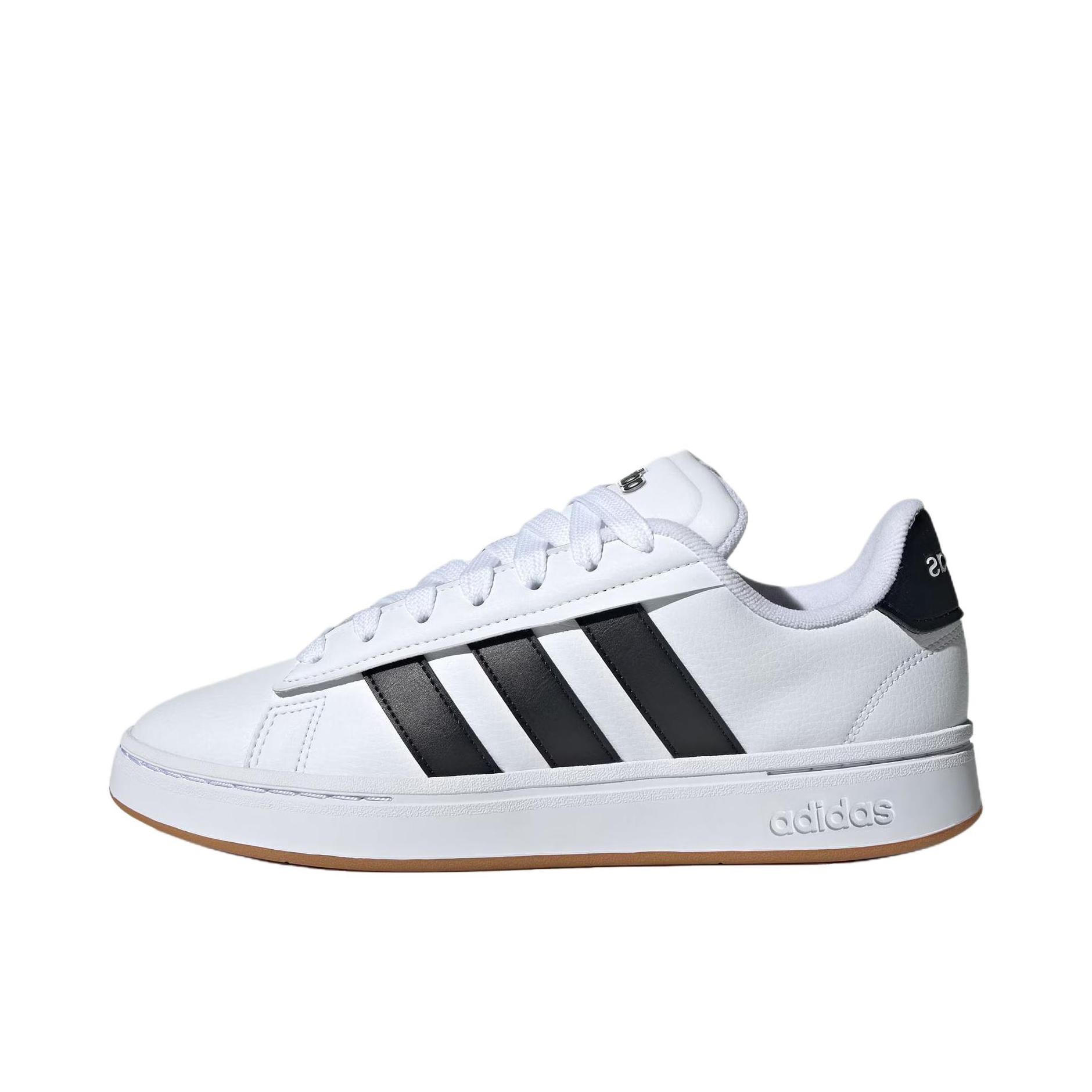 阿迪达斯/adidas Grand Court Alpha黑白减震复古运动板鞋 JR0543 - 图3