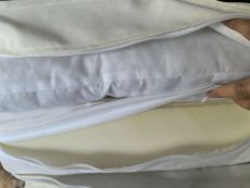 Подушка для сидений 超厚大坐垫珍珠棉加海绵垫内胆亚麻布料可拆卸地垫