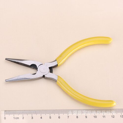 DIY工具迷你斜口钳尖头钳带针链圆嘴钳珠宝钳手工珍珠饰品配件包 - 图1