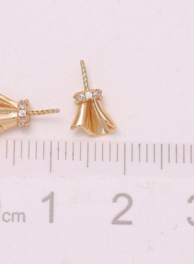 DIY手工制作珍珠项坠全孔糖果吊坠银饰 s925纯银吊坠空托配件