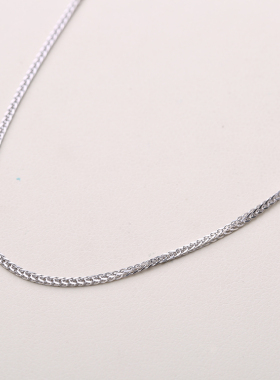 diy纯银百搭珠宝首饰锁骨链