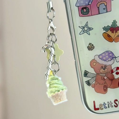 【纸杯圣诞树】ccd挂绳手作串珠自制少女心ins风手机链可爱咕挂链 - 图2