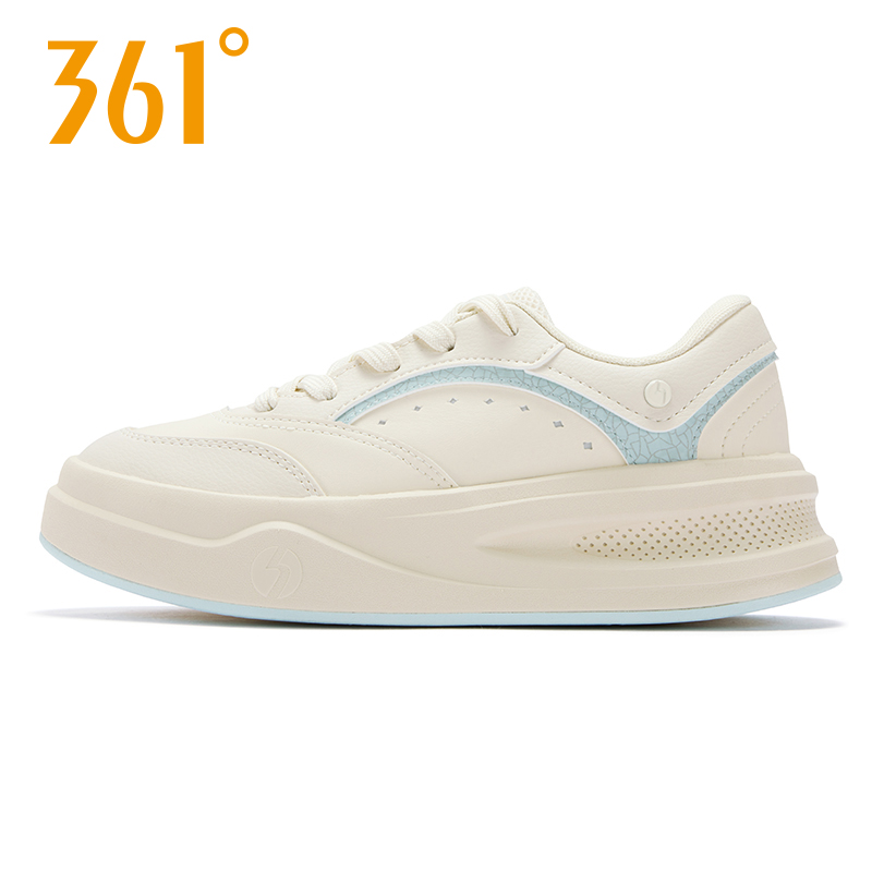 361发糕鞋2.0丨女鞋运动鞋2025年秋季新款厚底百搭板鞋582536614 - 图0