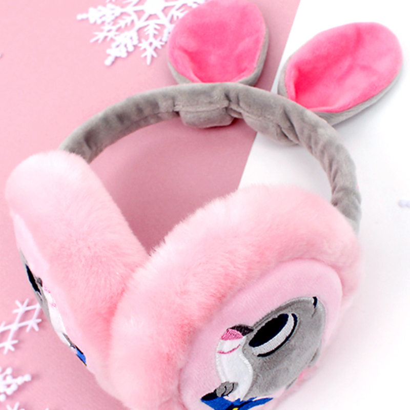 韩国进口朱迪兔子儿童学生青年护耳罩女公主孩子耳包耳暖可调节冬