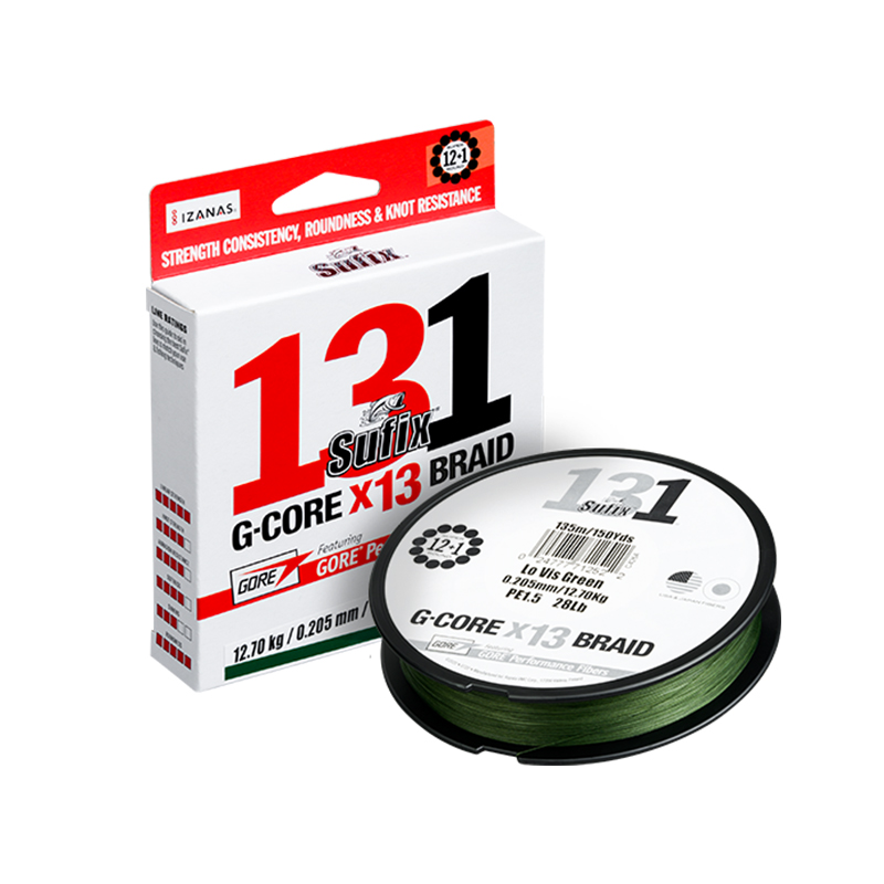 Sufix梭飞士131PE编织线13股远投路亚大力马鱼线主线渔具150米 - 图3