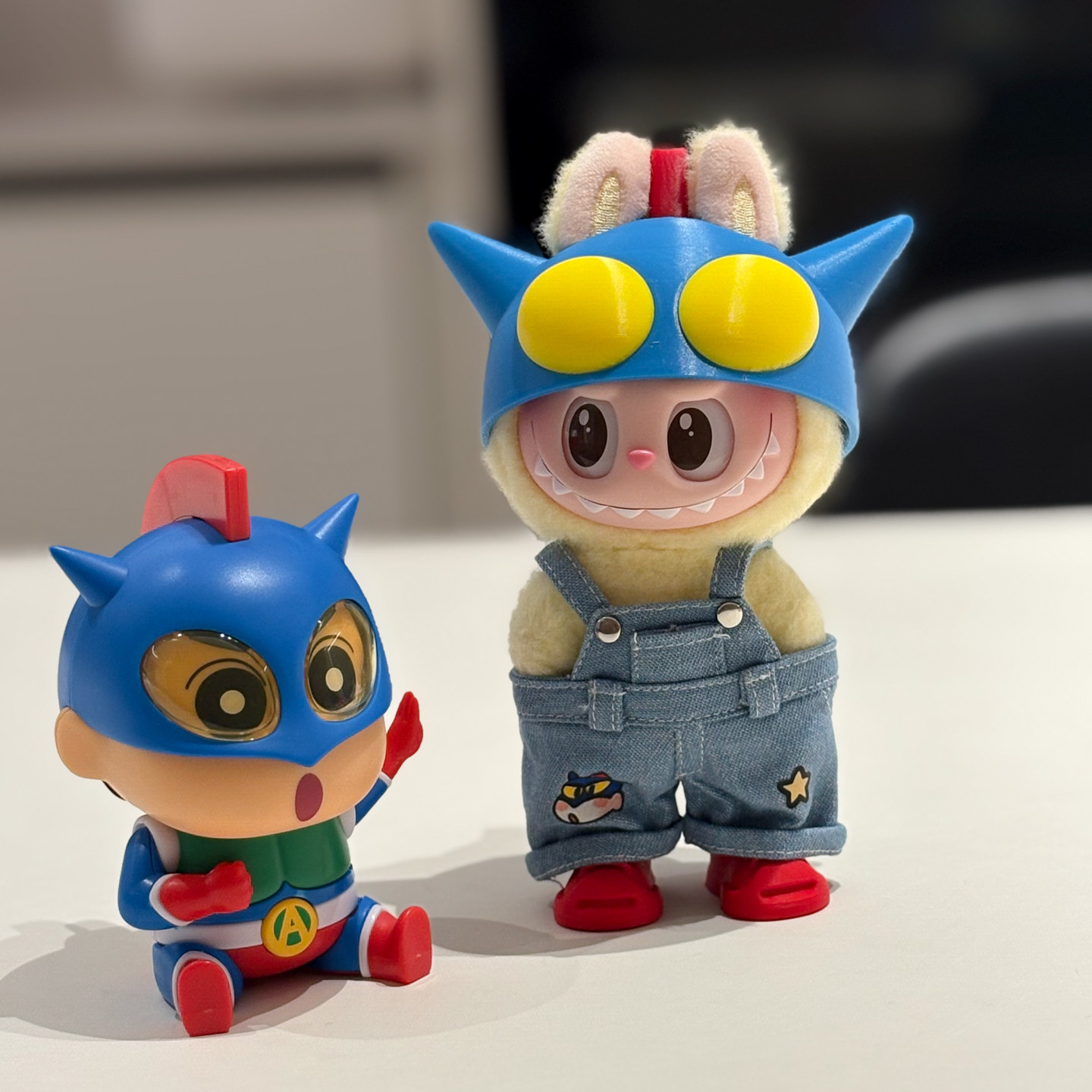 适合1234代labubu挂件娃娃嘎子姐的动感超人帽子有挂绳口耳朵孔,淘宝优惠券,粉丝福利购,淘宝优惠卷