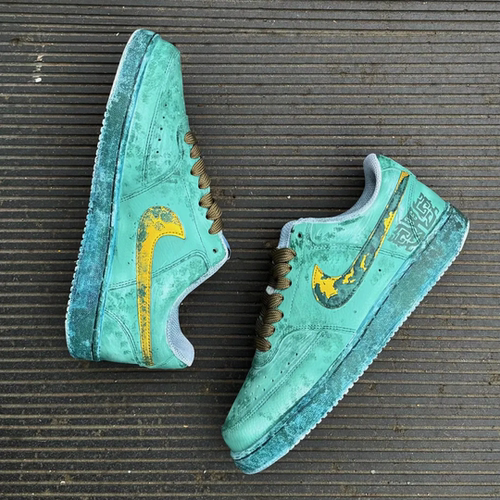 球鞋定制 Nike Court Vision 搜神记青铜器图腾国风低帮男女板鞋 - 图1