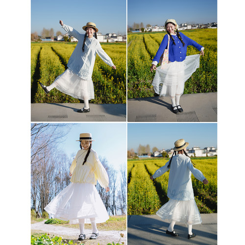 古苔 白色纱纱裙太仙了 春夏人手备一条好穿百搭出片小个子半身裙 - 图1