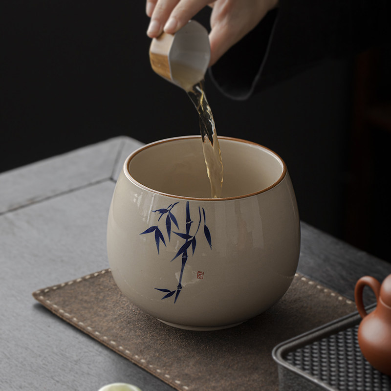 高端茶洗茶渣缸陶瓷建水小大号水盂废水桶烟灰缸茶具配件茶水缸,淘宝优惠券,粉丝福利购,淘宝优惠卷