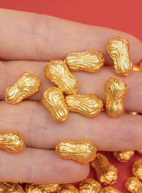 实心金色白菜百财聚宝盆米缸压缸填充物中式摆件客厅玄关
