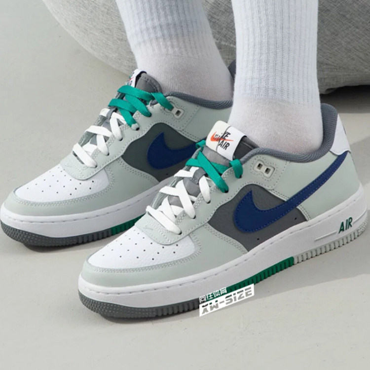 向往体育Nike/耐克AirForce1女子AF1白灰空军一号板鞋FB9035-001,淘宝优惠券,粉丝福利购,淘宝优惠卷