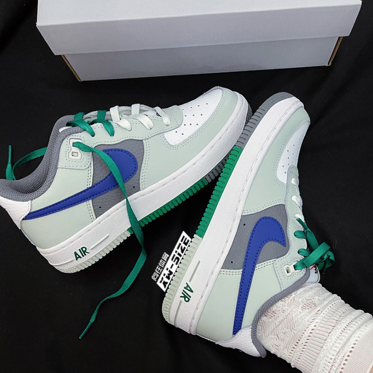 向往体育Nike/耐克AirForce1女子AF1白灰空军一号板鞋FB9035-001,淘宝优惠券,粉丝福利购,淘宝优惠卷