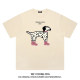 WE11DONECDG ເສື້ອຍືດແຂນສັ້ນ Dalmatian