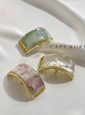 CAPS KOREA｜杨紫同款发绳醋酸发勾扎头发饰品2024新款马尾发圈女
