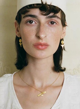 星星翅膀西班牙复古项链锁骨链