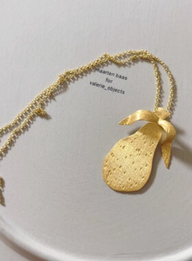 镀金香梨高级感日常项链女礼物