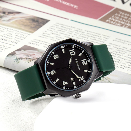 初中高中学生手表男女防水日历夜光个性时尚潮流学霸考试指针手表 - 图0