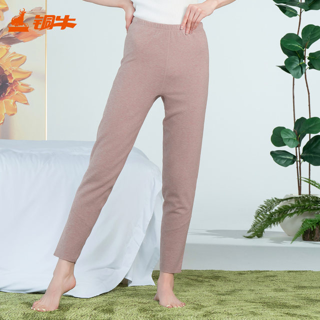 Tongniu Sunflower Far Infrared Protective Liquid Warm Velvet Women's Pants 2025 Winter New Knee Pads and Waist Guards Autumn Pants VK286