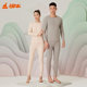 Tongniu high count soft elastic cotton round neck ຊຸດແມ່ຍິງ