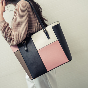 韩版时尚简约托特包