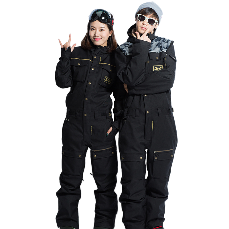 StormRunner连体滑雪服男女情侣款单双板滑雪套装防水耐磨包邮 - 图3