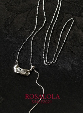 ROSALOLA月牙抽拉项链·新中式高级感项链 LOLA系列 031504